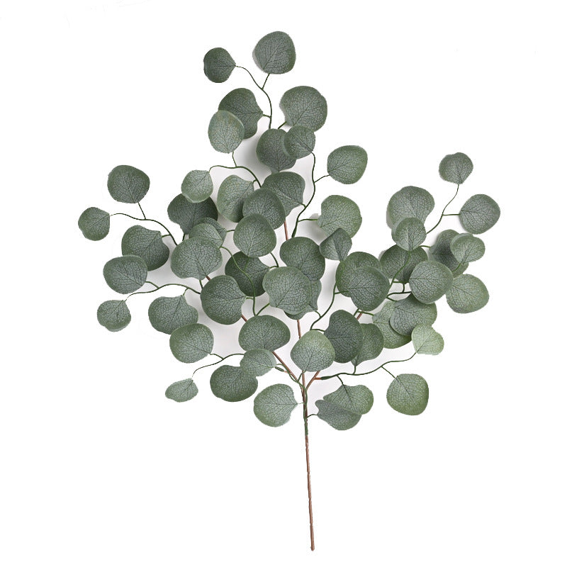 Tiges de verdure artificielles en vrac de 23 pouces Tiges d'eucalyptus Feuilles d'automne Décor en gros