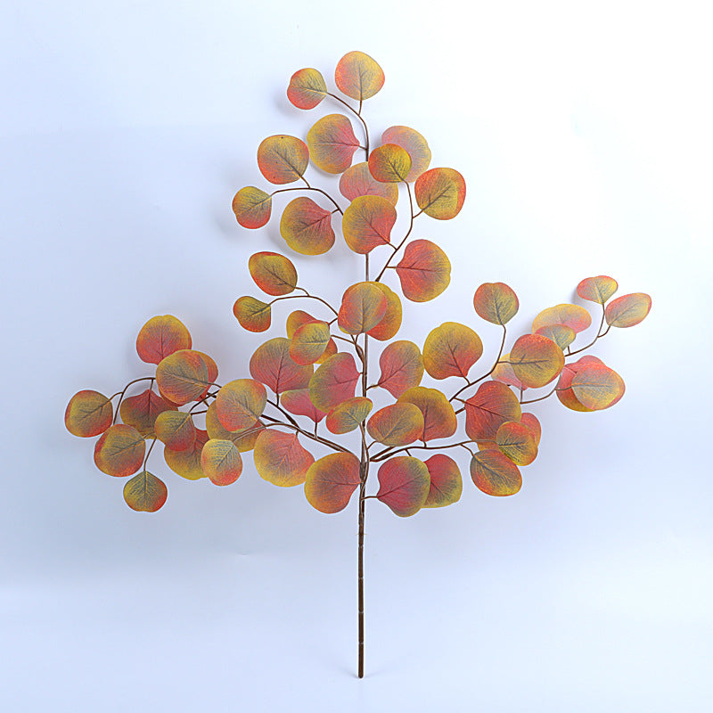 Tiges de verdure artificielles en vrac de 23 pouces Tiges d'eucalyptus Feuilles d'automne Décor en gros