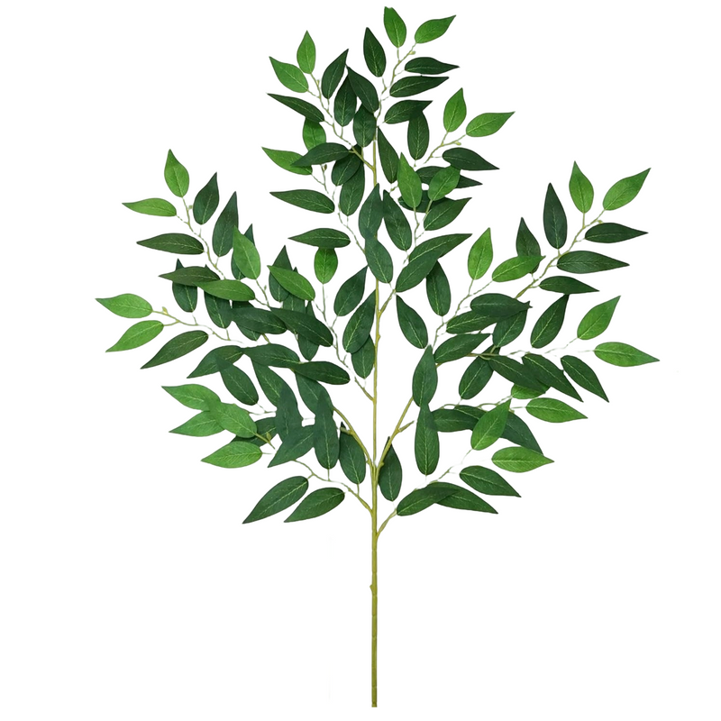 Bulk Artificial Greenery Stems Silk Greenery Leaves Branches for DIY Wedding Arch Bouquet Vase Filler Table Centerpieces Home Decor Wholesale