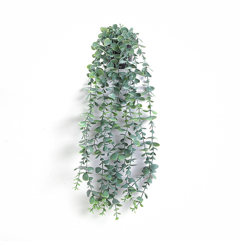 Plantes artificielles suspendues en vrac de 25 pouces Faux eucalyptus en pot en gros 