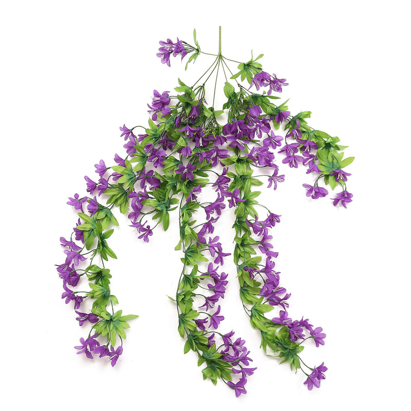 Bulk Artificial Hanging Spring Flowers Garland UV Resistant For Patio Garden Courtyard Wholesale