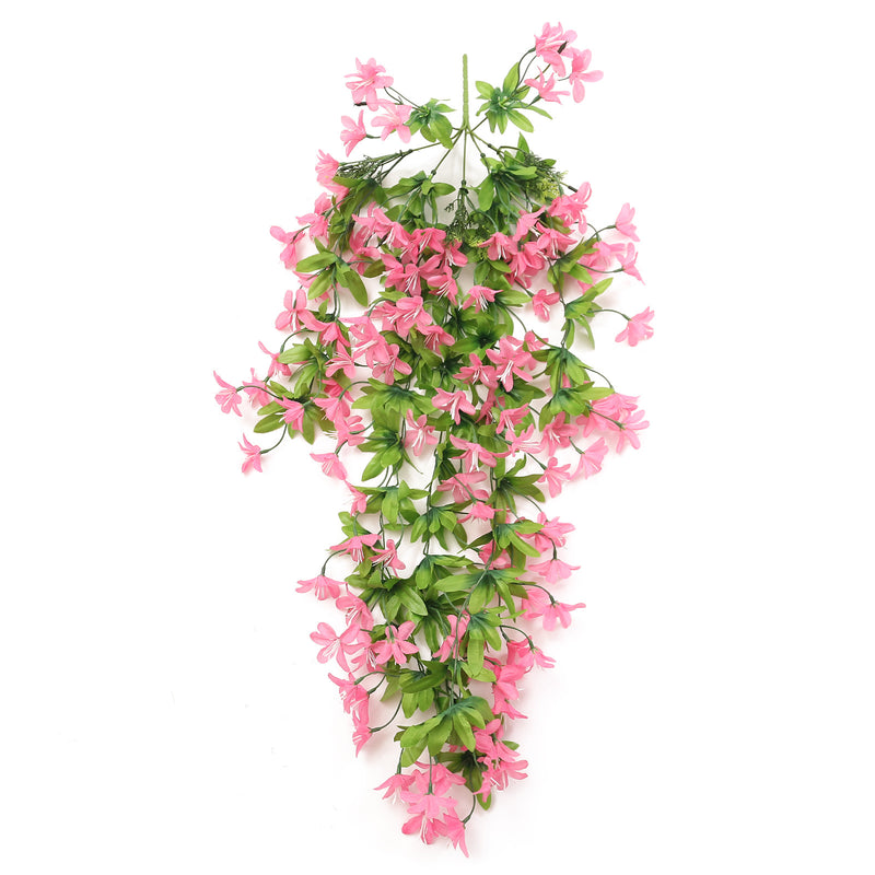 Bulk Artificial Hanging Spring Flowers Garland UV Resistant For Patio Garden Courtyard Wholesale