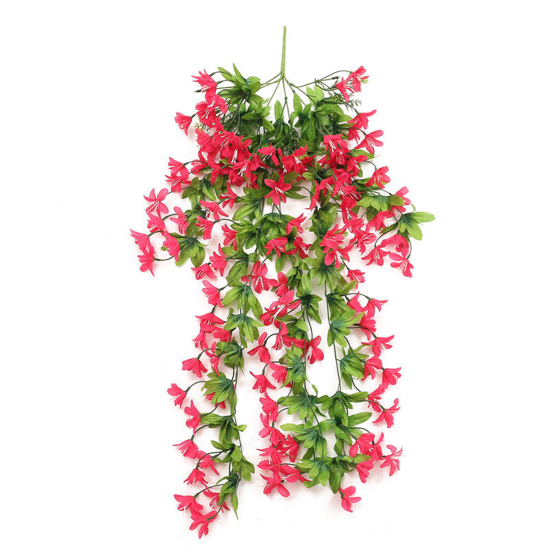 Bulk Artificial Hanging Spring Flowers Garland UV Resistant For Patio Garden Courtyard Wholesale