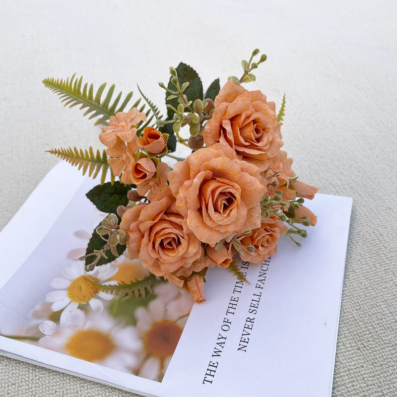 11.8-inch Artificial Hibiscus - Realistic Faux Hibiscus Flowers for Home Decor, Wedding