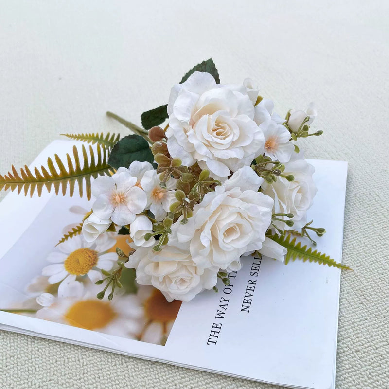 11.8-inch Artificial Hibiscus - Realistic Faux Hibiscus Flowers for Home Decor, Wedding