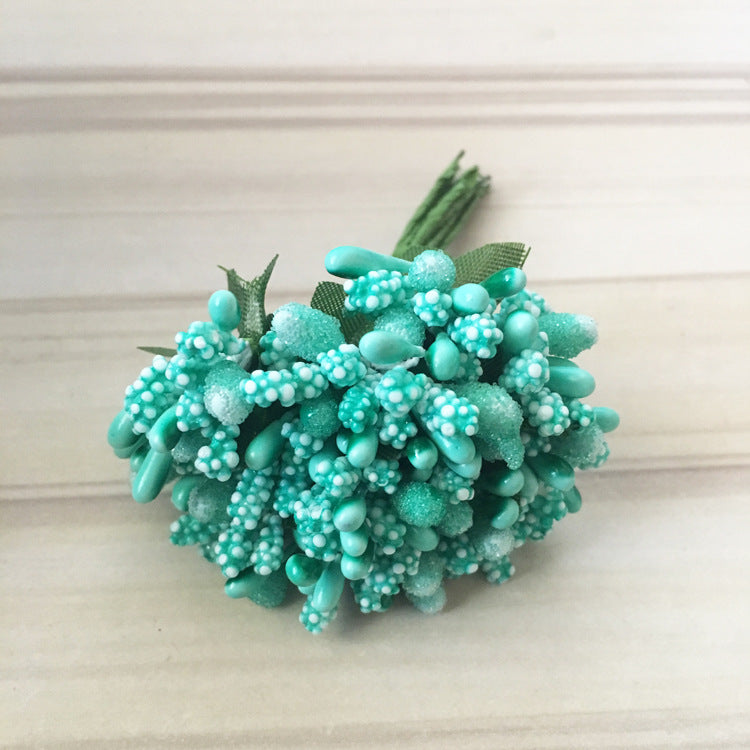 Bulk 12pcs Artificial Holly Berries on Wire for Crafts Christmas Tree Flower Wreath DIY Wholesale