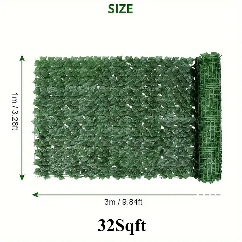 Bulk Artificial Ivy Privacy Fence Screen for Indoor and Outdoor Green Background Garden Wholesale
