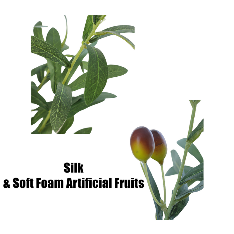 Bulk 40" Artificial Olive Branches Faux Greenery for Wedding Decor, Home Centerpieces, Party Table Arrangements Wholesale