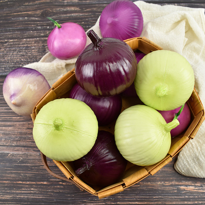 Bulk Artificial Onion Decorative Artificial Vegetable for Decoration Home Wholesale