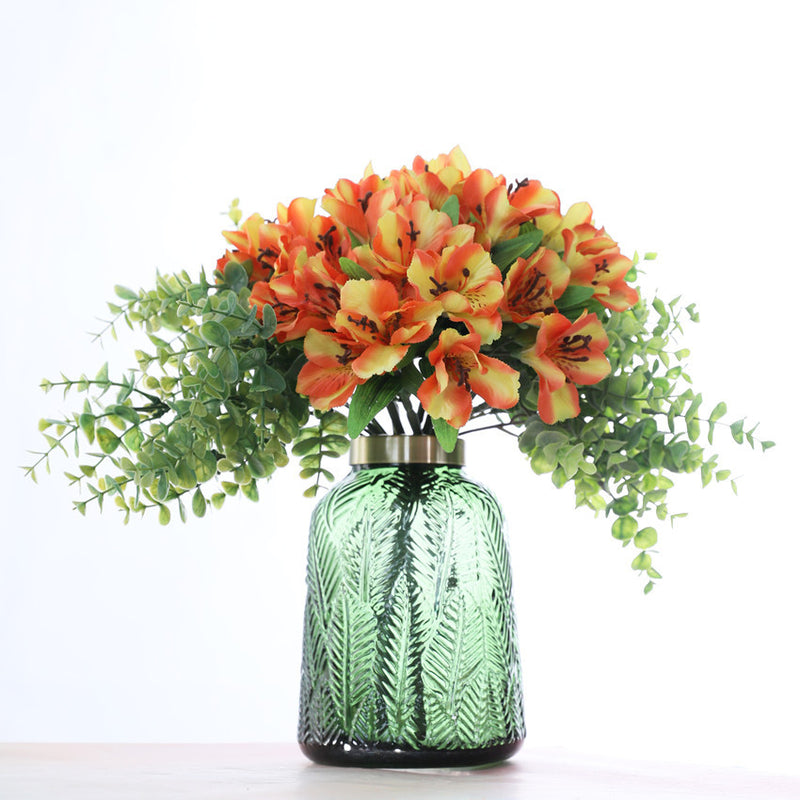 Bulk Artificial Alstroemeria Peruvian Lily Silk Flower Stems Flower Arrangements