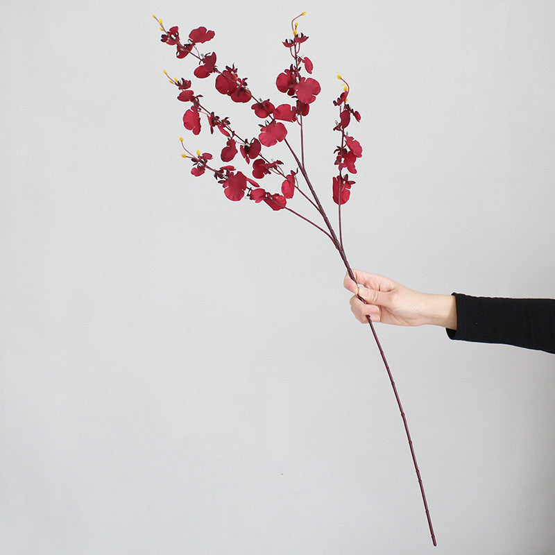 Fleurs d'automne en vrac 37" Orchidées Dancing Lady Fleurs en soie à longue tige Fleurs artificielles en gros