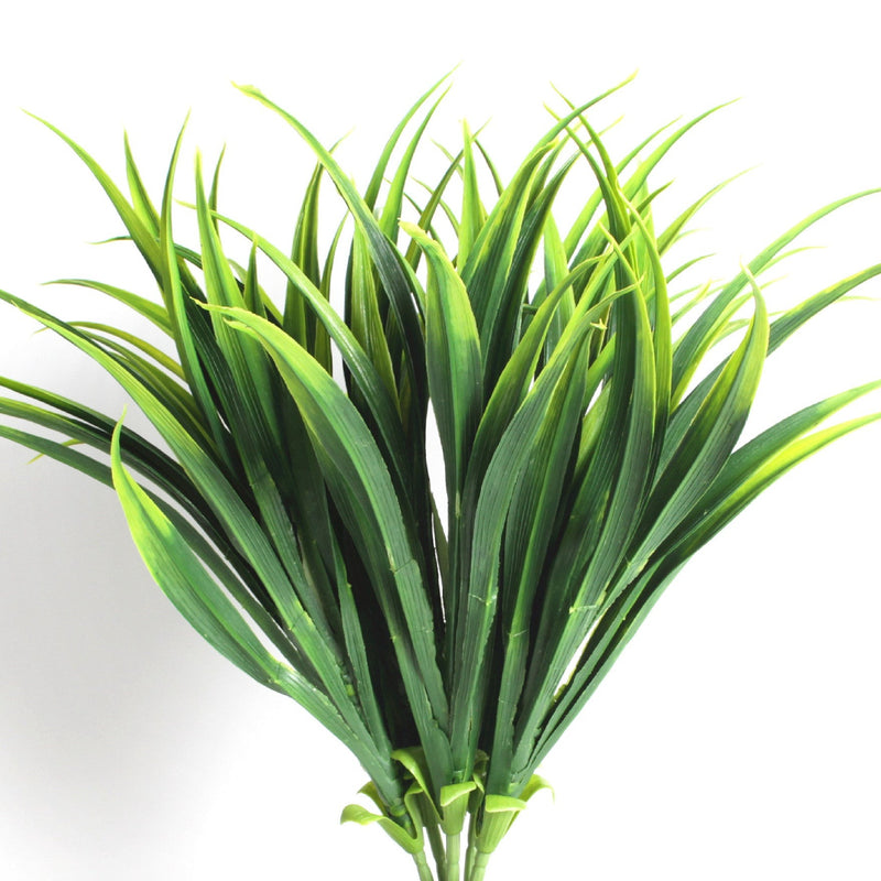 Bulk 8Pcs Artificial Outdoor Plants UV Resistant Tall Grass Plants Bushes Tropical Flowers Décor Fall Winter Summer Planters Patio Front Door Porch Wholesale
