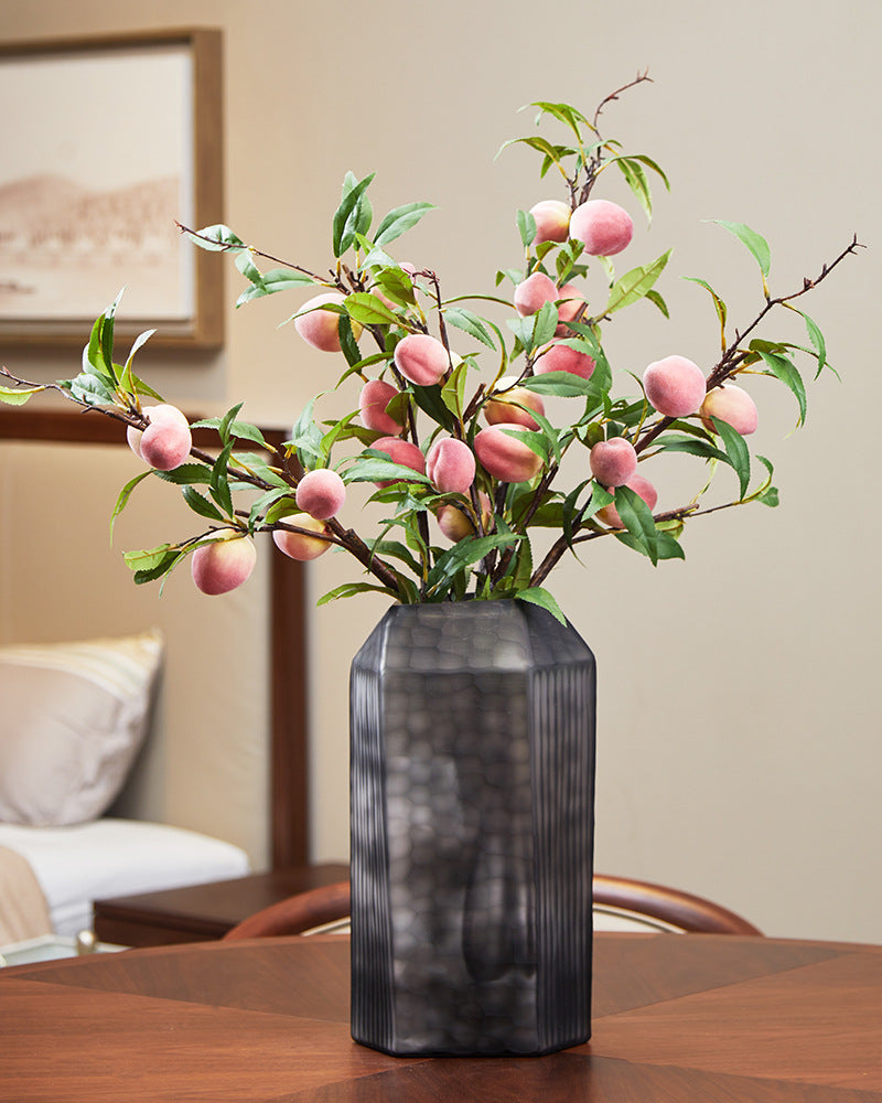 Bulk 38" Extra Long Peach Stems Artificial Fruit Stems Wholesale