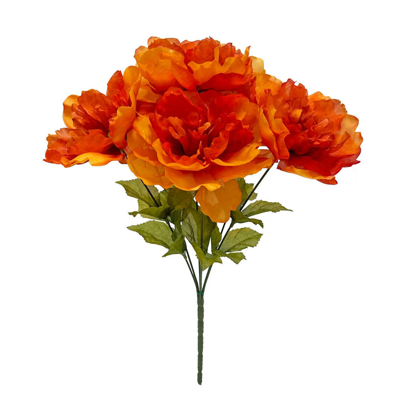 7-Head Artificial Peony Bouquet, Realistic Fake Peonies for Home Decor, Wedding Bouquets