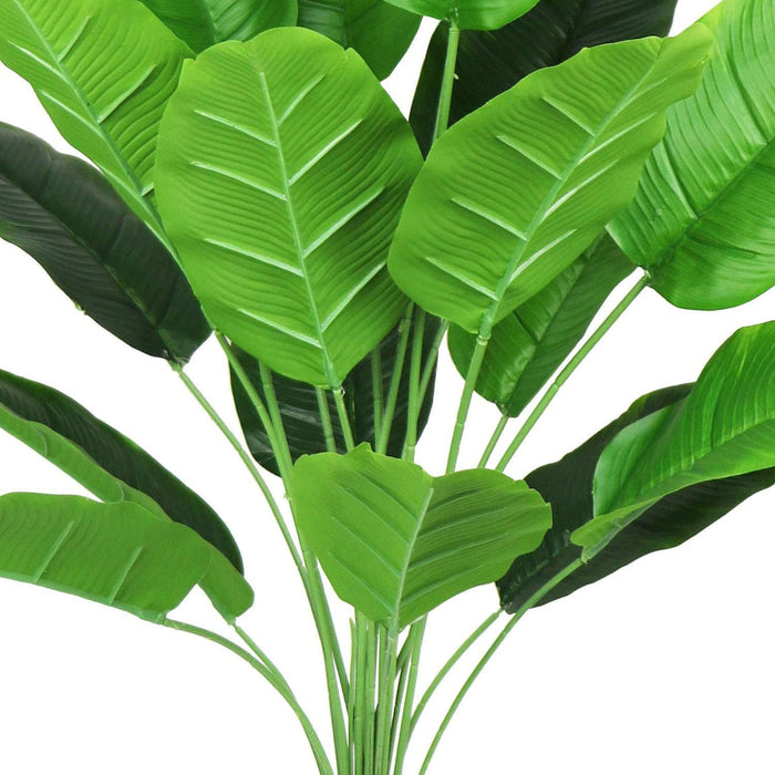 Bulk Artificial Plants Banana Bush 18 Leaves Large Bird of Paradise Tropical Palm Plants Wholesale