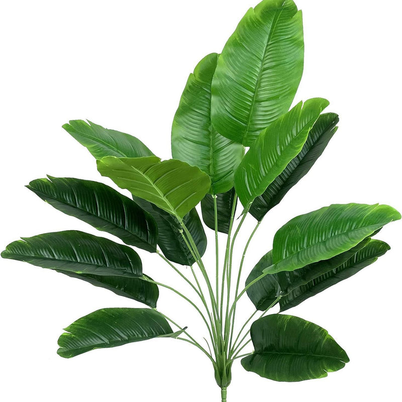 Plantes artificielles de palmier tropical oiseau de paradis de bananier de 31 pouces de haut en vrac en gros