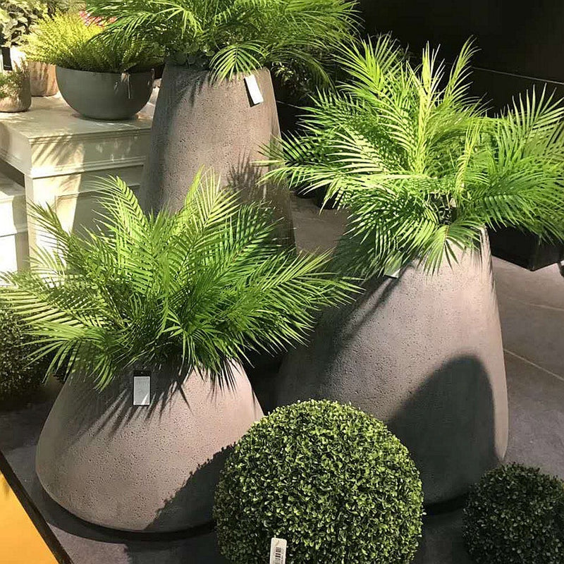 Bulk 23 inches Tall Real Touch Ferns Bush Artificial UV Resistant Plants for Outdoors Wholesale