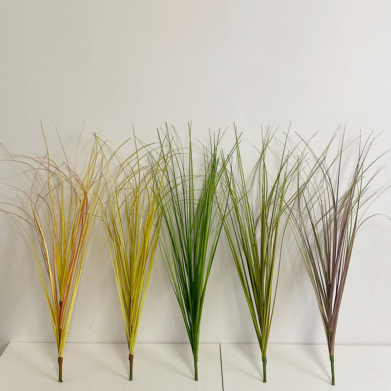 Plantas artificiales a granel Cebolla Hierba Vegetación Arbustos Planta Otoño Invierno Trigo Hierba Venta al por mayor