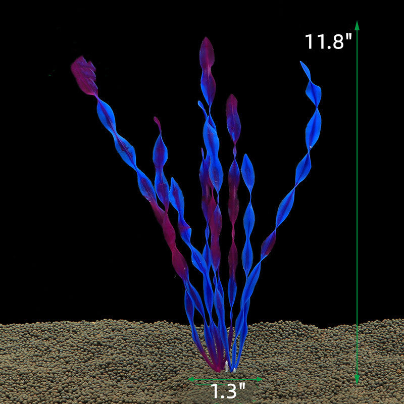Lot de 3 plantes artificielles en vrac pour aquarium, mauvaises herbes aquatiques, ornement en gros 