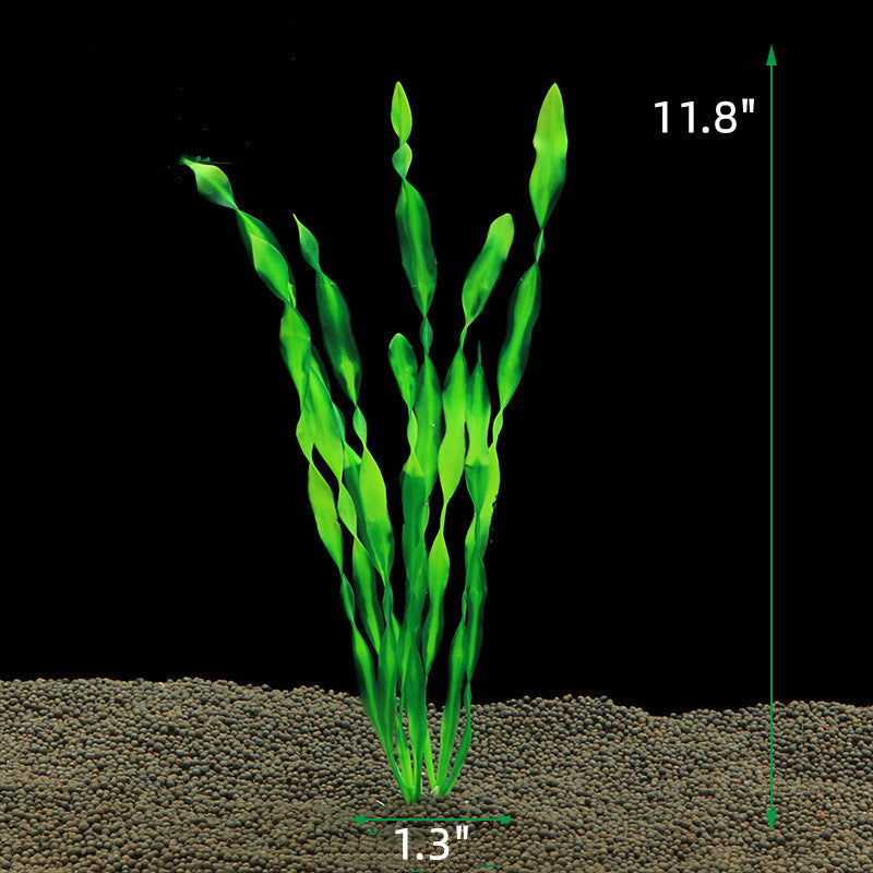 Lot de 3 plantes artificielles en vrac pour aquarium, mauvaises herbes aquatiques, ornement en gros 