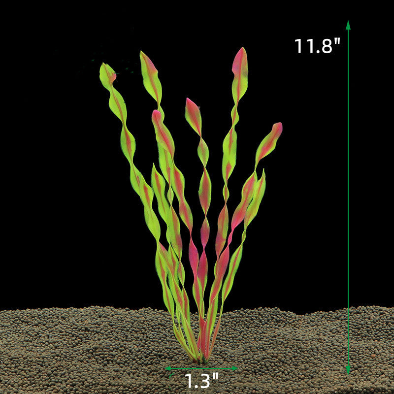 Lot de 3 plantes artificielles en vrac pour aquarium, mauvaises herbes aquatiques, ornement en gros 