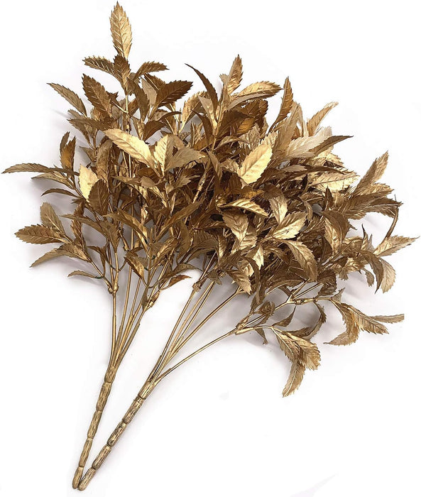 Bulk 2pcs Gold Bush Grass Faux Shrubs Plants for Indoor Outdoor Garden Wedding Table Planter Filler  Wholesale