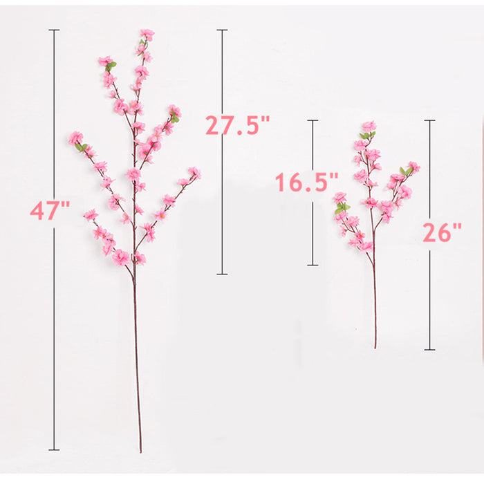 Bulk 10pcs Faux Plum Blossom Branches Stems Fake Spring Flowers Wholesale