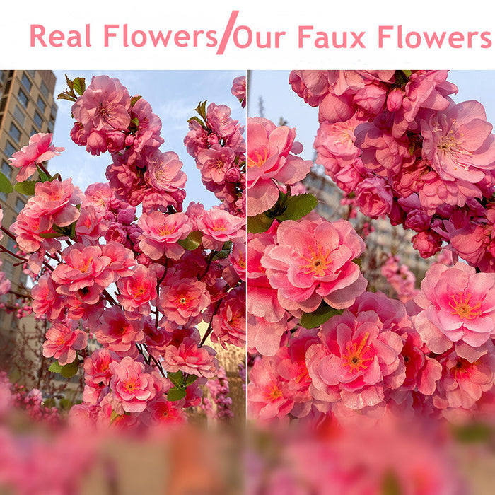 Bulk 10pcs Faux Plum Blossom Branches Stems Fake Spring Flowers Wholesale