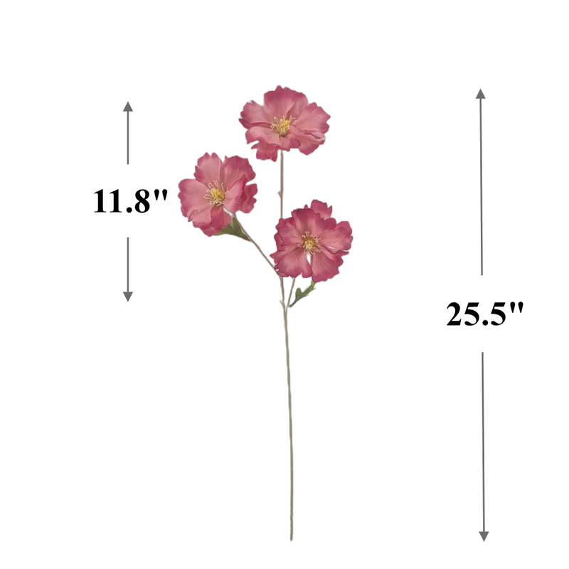 A granel 25 "30 piezas Plumbago tallos arreglo de flores de boda al por mayor 