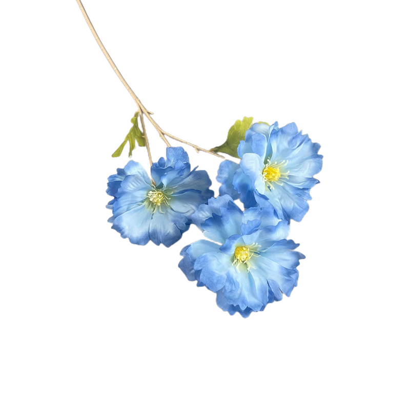 A granel 25 "30 piezas Plumbago tallos arreglo de flores de boda al por mayor 