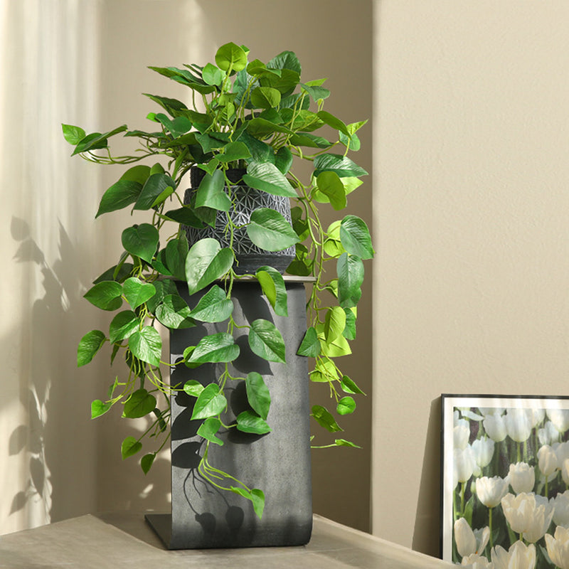 artificial philodendron Bulk 31" UV Treated Artificial Hanging Philodendron Plant Basket Creat — Artificialmerch