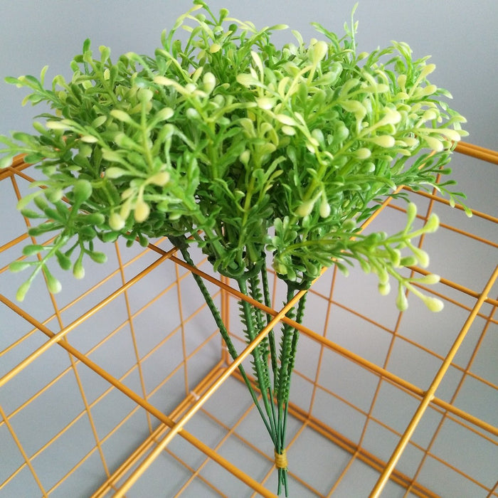 Bulk 7" 6Pcs Artificial Radix Small Greenery Stems Picks Plants for Crafts Wholesale