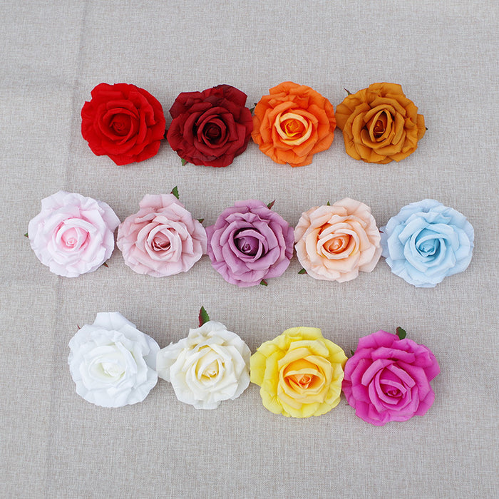Bulk Avalanche Rose Flower Heads Silk Flowers for DIY Wedding Bouquets Centerpieces Baby Shower Party Home Decorations Wholesale