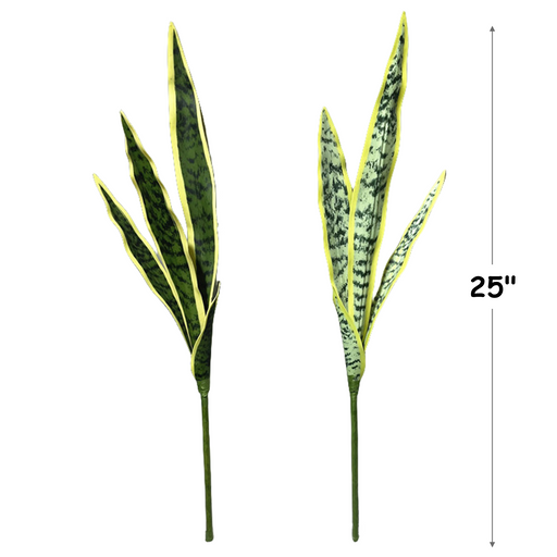 artificial snake grass plant Bulk 25" Artificial Snake Plant Bush for Home Bedroom Living Room Bath — Artificialmerch