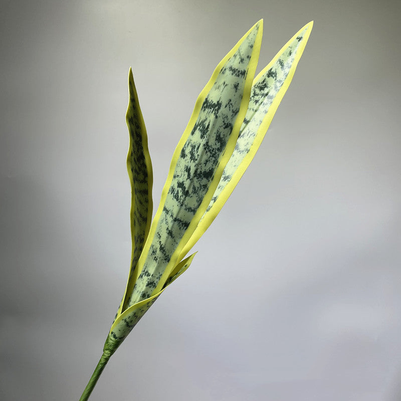 Bulk 25" Artificial Snake Plant Bush for Home Bedroom Living Room Bathroom Indoor Outdoor Decor Wholesale