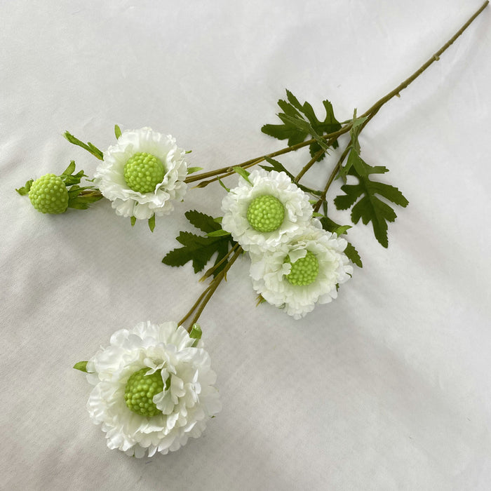 Bulk 31" Sweet Scabious Silk Flowers Artificial Wholesale