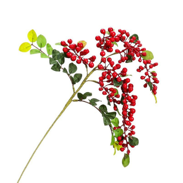Bulk 22" Artificial Trailing Holy Berries for Holiday Home Decor Wholesale