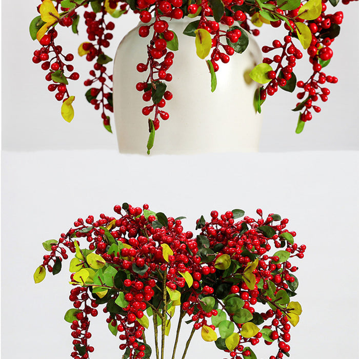 Bulk 22" Artificial Trailing Holy Berries for Holiday Home Decor Wholesale