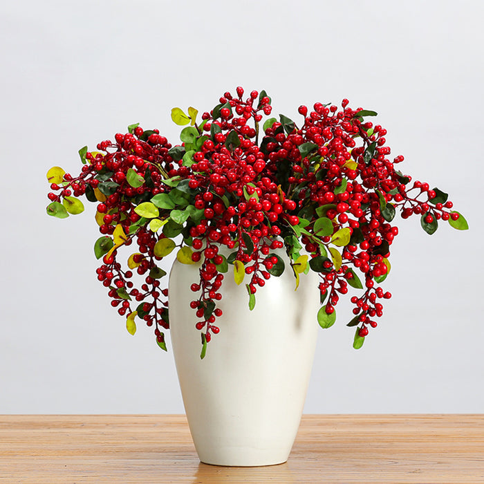 Bulk 22" Artificial Trailing Holy Berries for Holiday Home Decor Wholesale