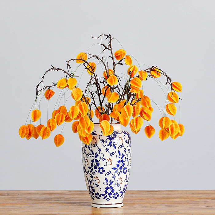 Bulk 22.8" Artificial Trailing Lantern Flowers Autumn Fruit Flowers for Autumn Decoration Wholesale