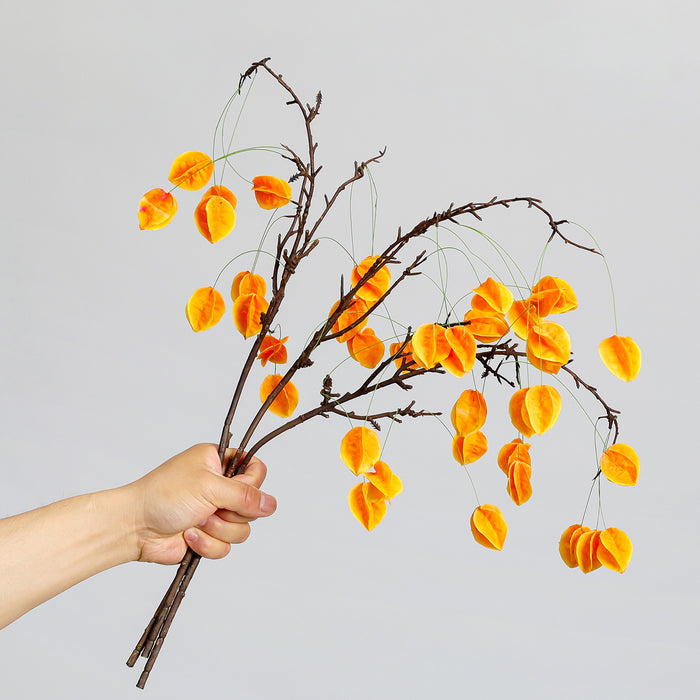 Bulk 22.8" Artificial Trailing Lantern Flowers Autumn Fruit Flowers for Autumn Decoration Wholesale