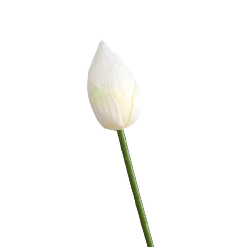 Flores de lirio de loto a granel, tallos de hojas, vaina de semillas, tacto Real, venta al por mayor Artificial 