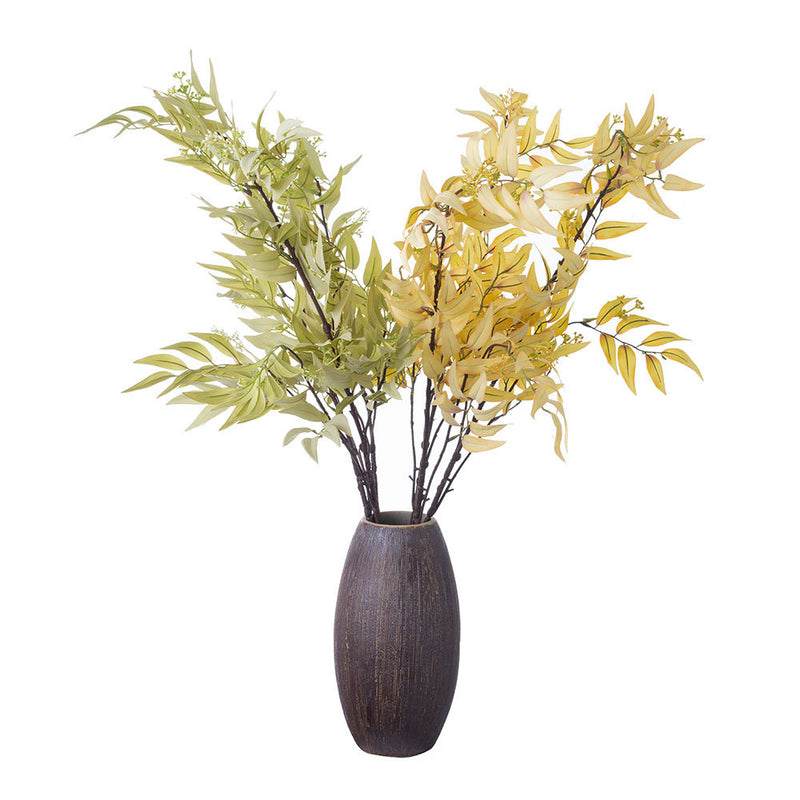 Bouquet de feuilles d'automne artificielles en vrac, tiges de verdure d'automne, vente en gros