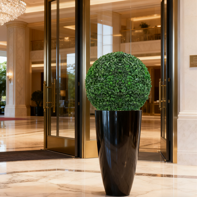 Bulk Artificial Boxwood Topiary Ball - Decor for Hotel Lobby & Reception Wholesale