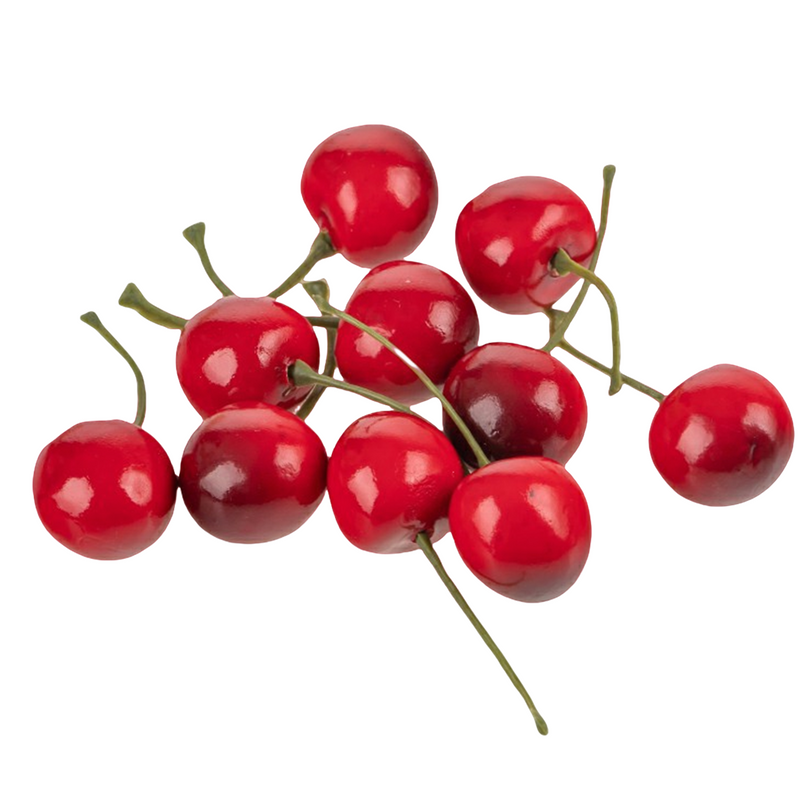 Bulk Artificial Cherries Lifelike Cherry Simulation Cherry Model Ornament Wholesale
