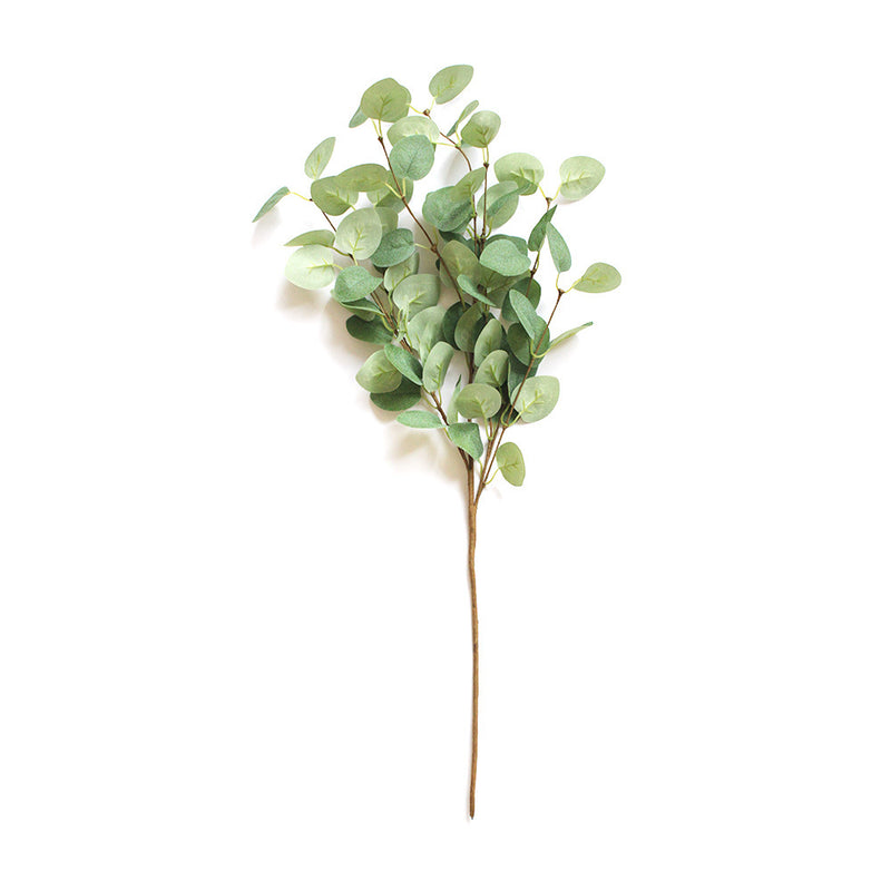 Lot de 5 tiges d'eucalyptus artificielles pour décorations d'automne, plantes botaniques, décorations d'automne, vente en gros