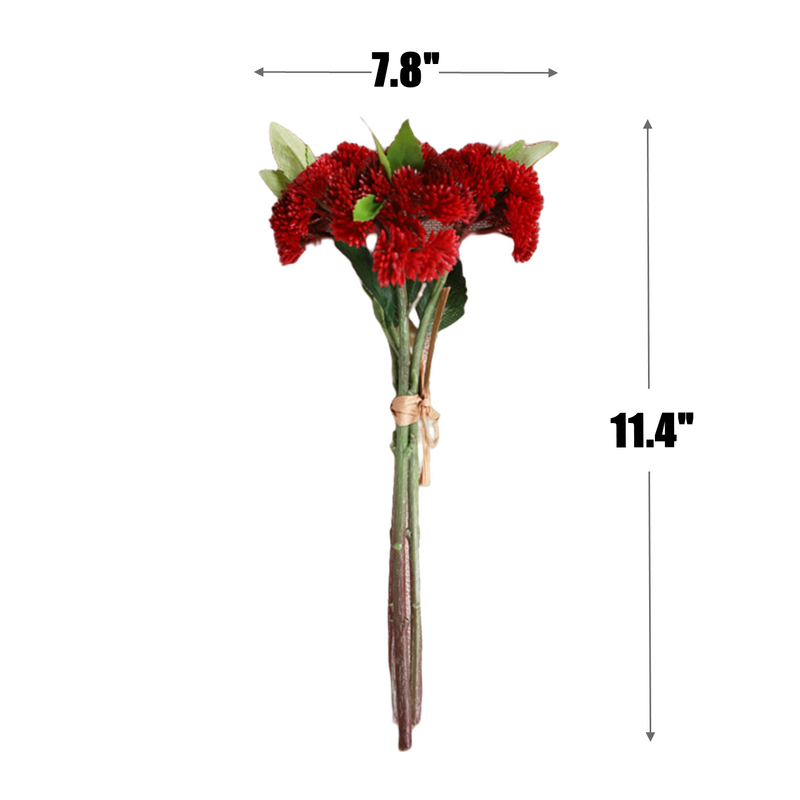 Premium 11.4" Real Touch Fruit Seeds Stems - Lifelike Floral Arrangements for Weddings & Home Decor