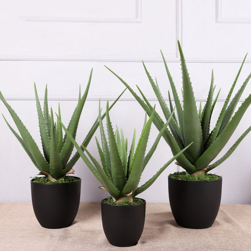 bulk aloe vera plants Bulk 4pcs Aloe Vera Plants Artificial Green Potted Plants Wholesale — Artificialmerch