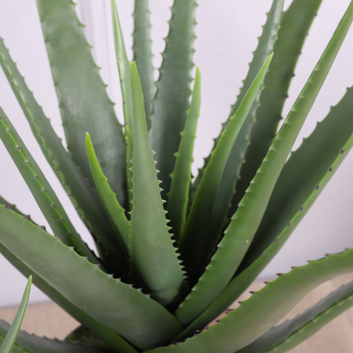 Bulk 4pcs Aloe Vera Plants Artificial Green Potted Plants Wholesale