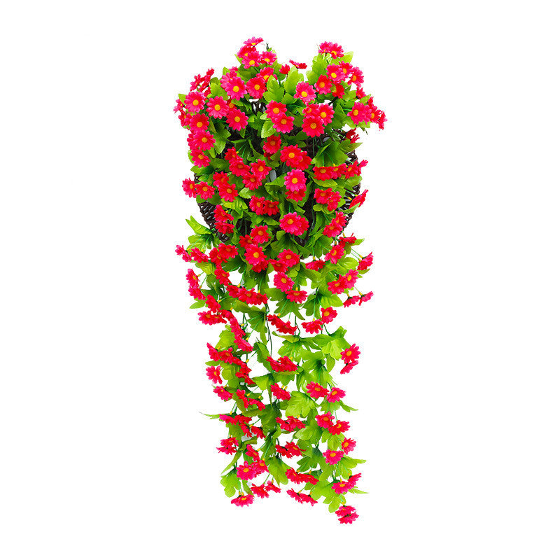 Lot de 2 marguerites rampantes résistantes aux UV à suspendre pour l'extérieur en gros